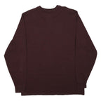 POLO RALPH LAUREN Mens Maroon Long Sleeve Henley L Cotton Casual