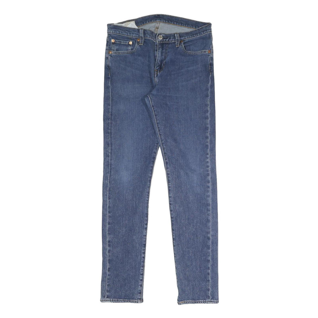 LEVI'S Mens Slim Blue Jeans Denim W29 L32 Cotton Blend Zip Classic Fit