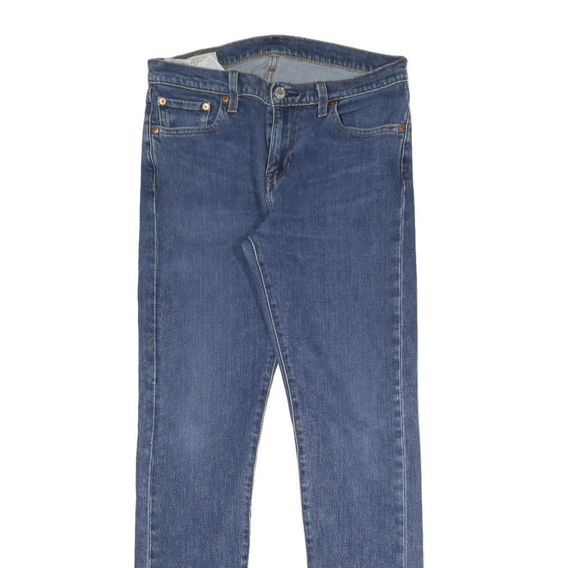 LEVI'S Mens Slim Blue Jeans Denim W29 L32 Cotton Blend Zip Classic Fit