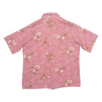 Womens Printed Shirt Pink Floral L