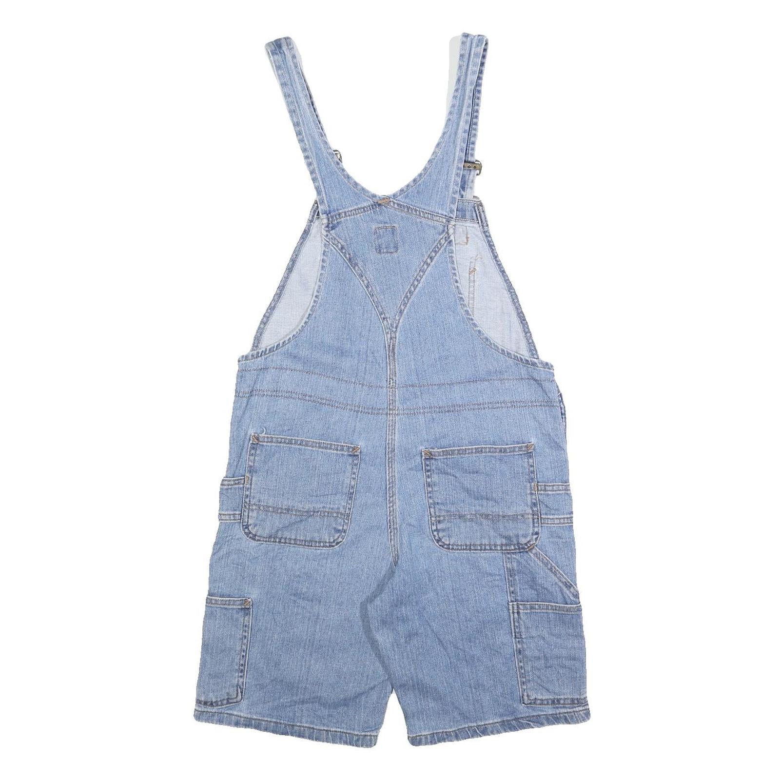 CARHARTT Womens Blue Denim Dungarees Regular Fit Cotton Blend Size S W34 L9