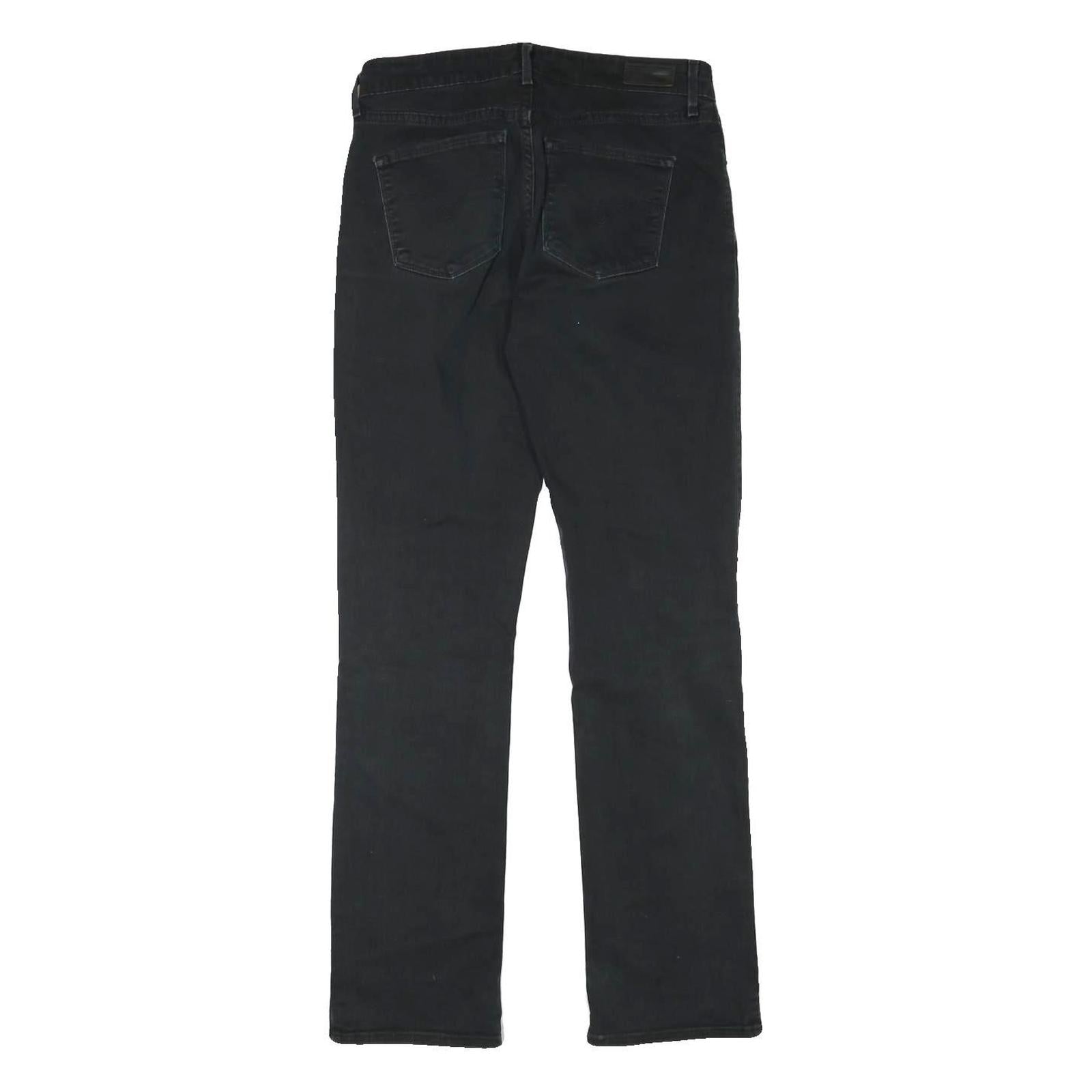 LEVI'S Womens Classic Black Skinny Denim Medium W28 L30 Cotton Blend Zip Jeans