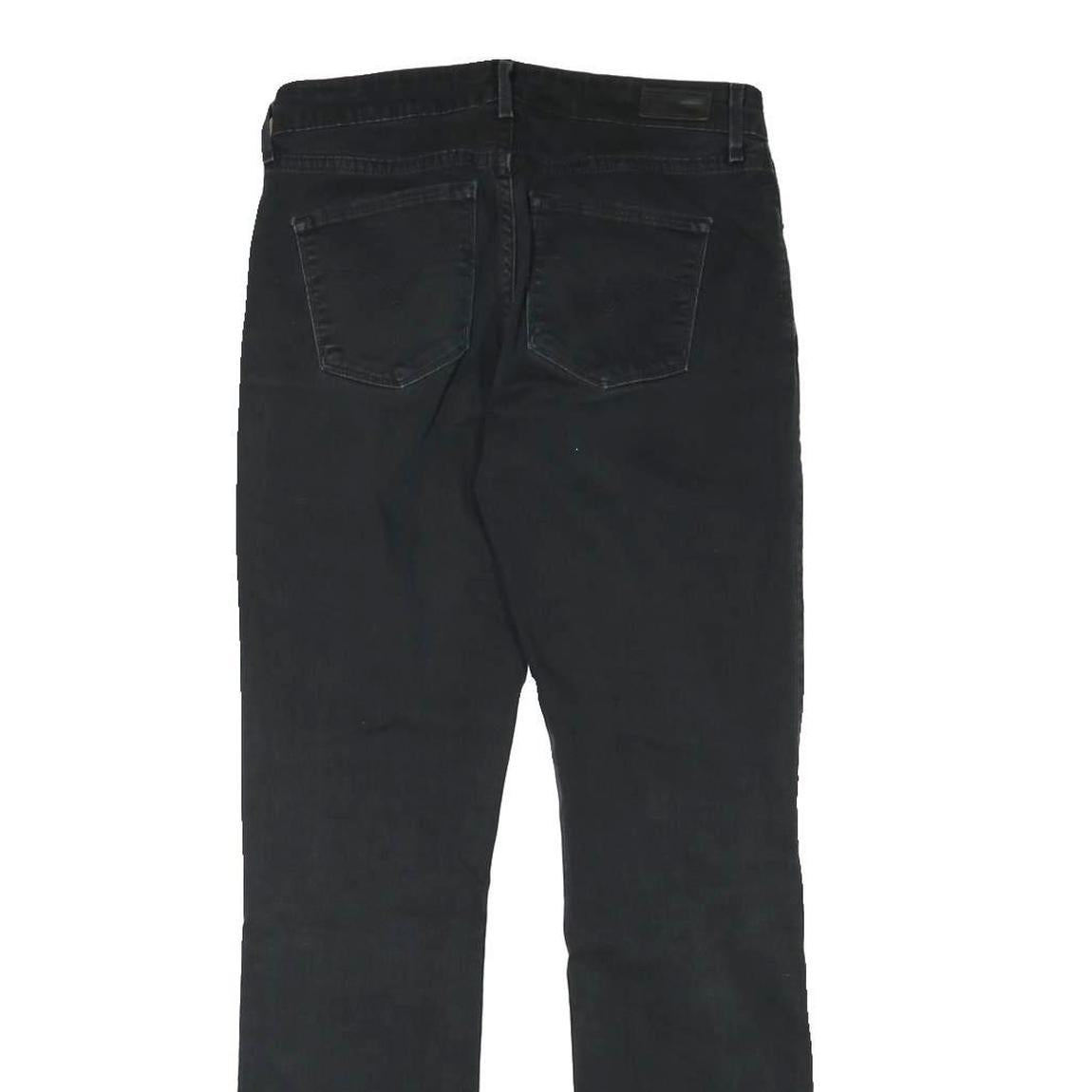 LEVI'S Womens Classic Black Skinny Denim Medium W28 L30 Cotton Blend Zip Jeans