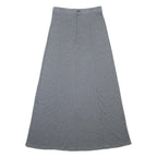 BIAGGINI Womens Grey Mini Polyester Blend Skirt Button Front Elastic Waist S