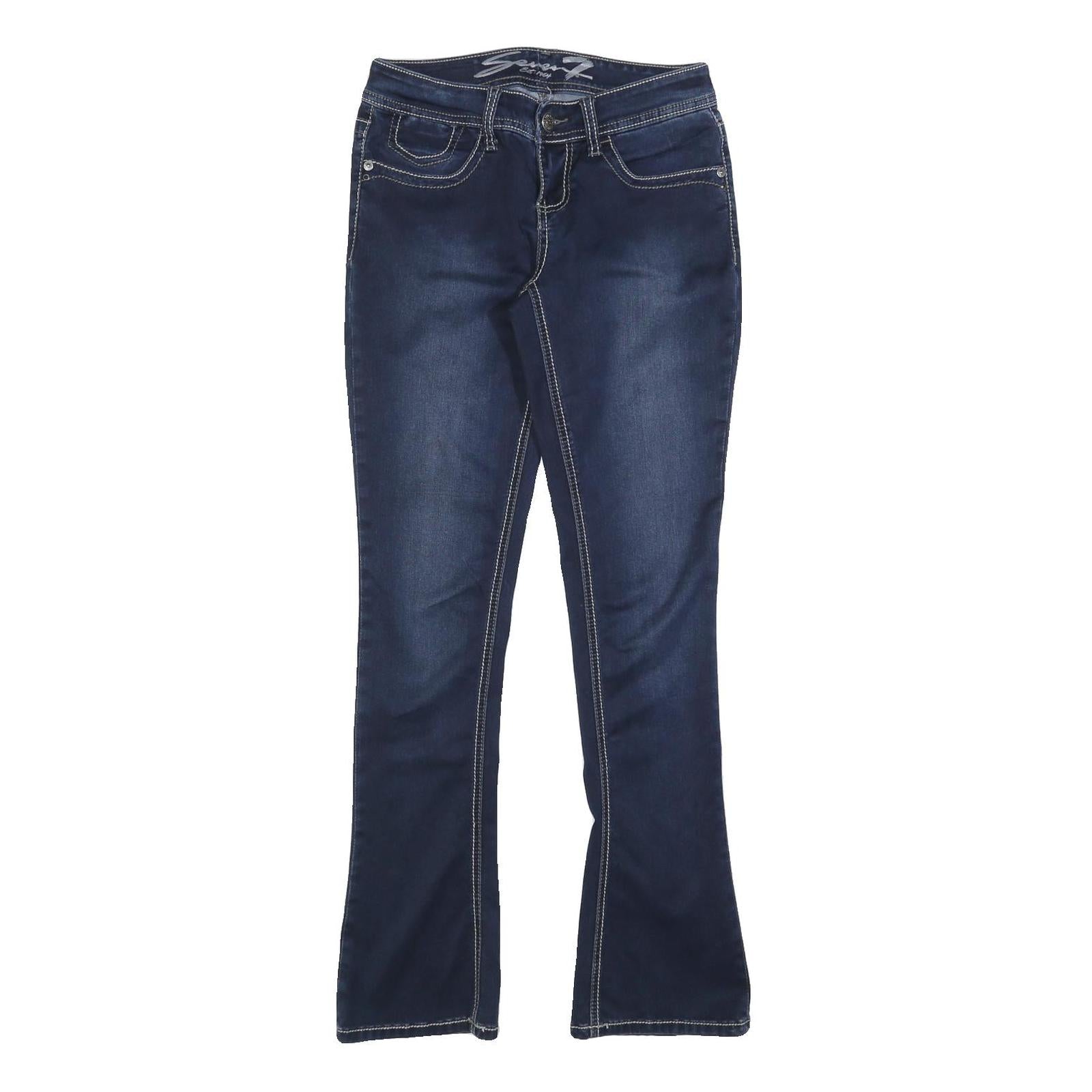 7 FOR ALL MANKIND Womens Jeans Blue Slim Bootcut Denim Medium W28 L32 Stylish