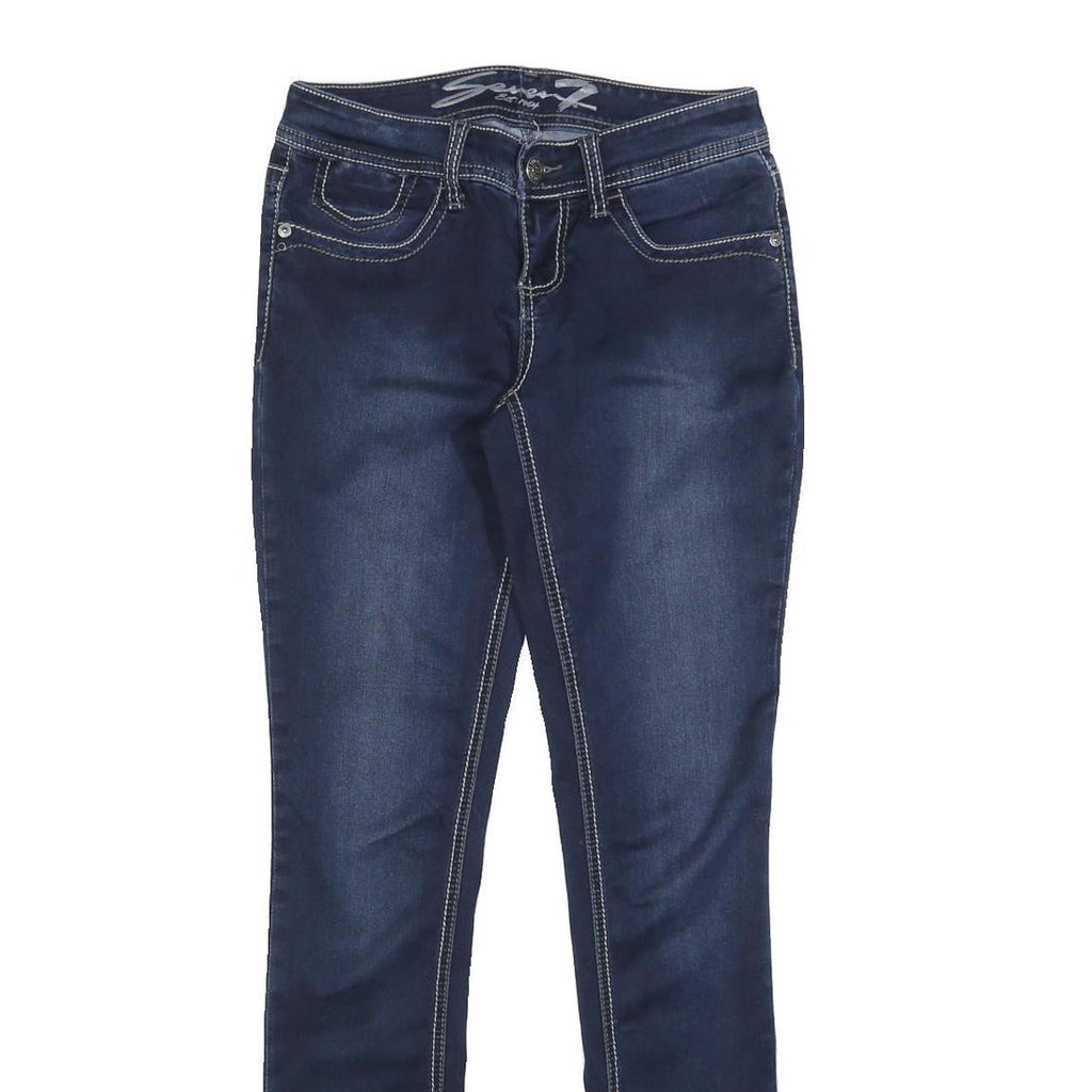7 FOR ALL MANKIND Womens Jeans Blue Slim Bootcut Denim Medium W28 L32 Stylish