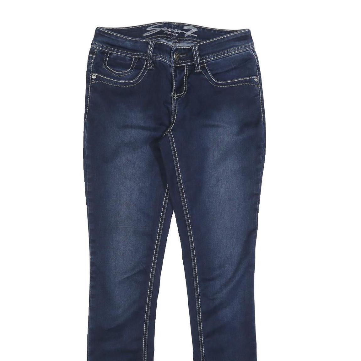 7 FOR ALL MANKIND Womens Jeans Blue Slim Bootcut Denim Medium W28 L32 Stylish