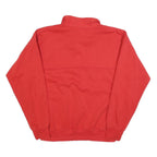 DODGER Mens Red Cardinals 1/4 Zip L Sweatshirt Cotton Blend Pullover Casual