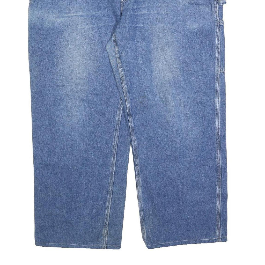 CARHARTT Mens Jeans Blue Loose Straight Denim Medium W40 L28 Workwear Utility