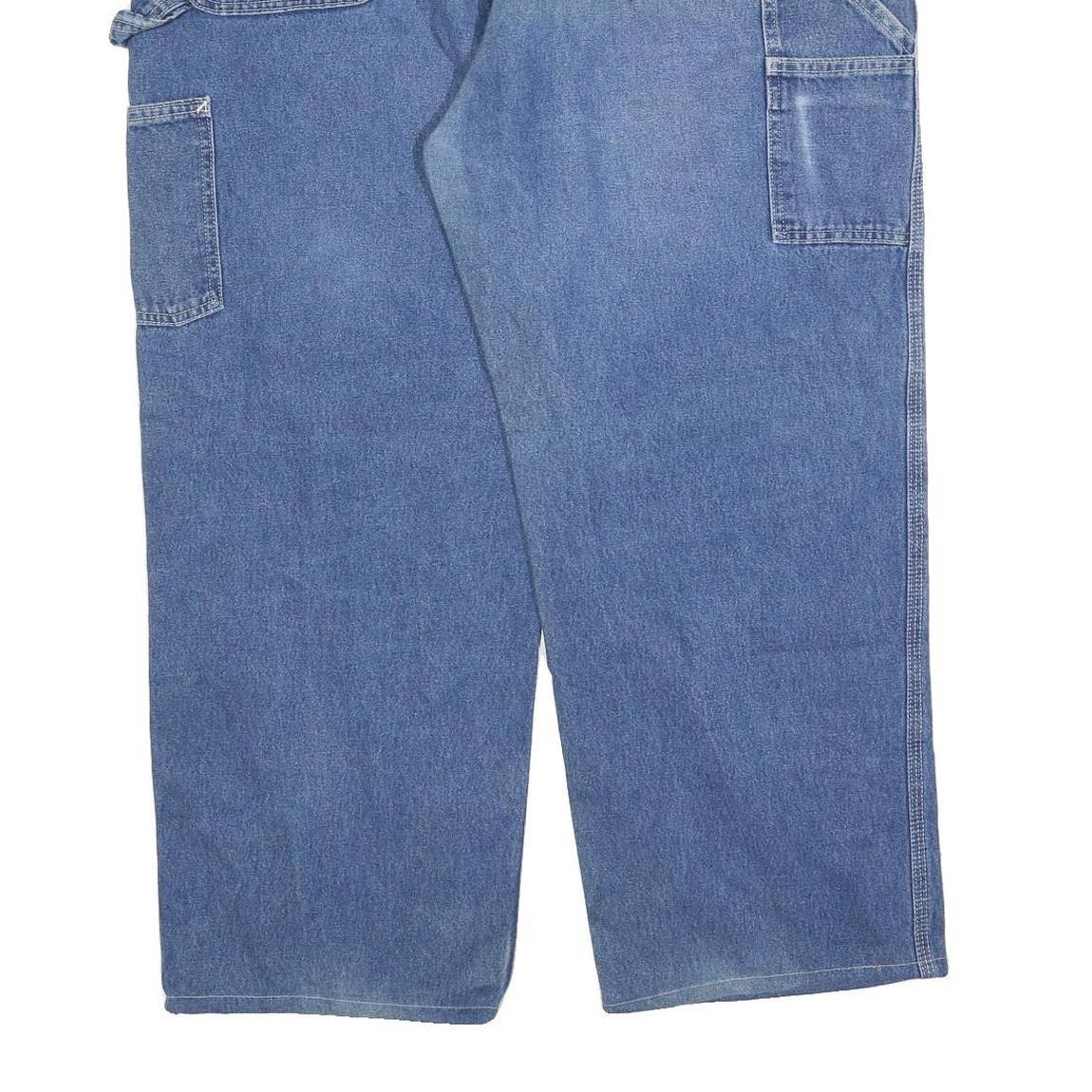 CARHARTT Mens Jeans Blue Loose Straight Denim Medium W40 L28 Workwear Utility