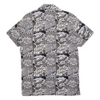 FSBN Pop Art Mens Shirt Grey Crazy Pattern M