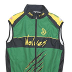 JAKROO Mens Green Black & Yellow Cycling Sleeveless Crew Neck 2XL Jersey