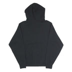 FILA Mens Black Cotton Blend Pullover Hoodie S Large Logo Print Comfort