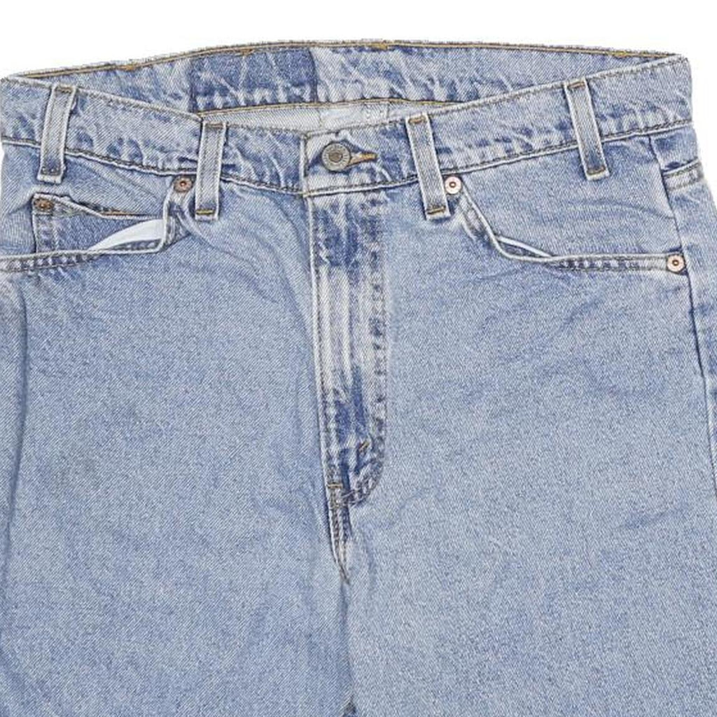 LEVI'S Mens Shorts Blue Casual Denim L W32 Classic Cotton Blend 505