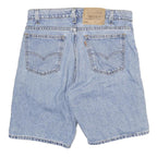 LEVI'S Mens Shorts Blue Casual Denim L W32 Classic Cotton Blend 505