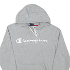 CHAMPION Mens Grey Pullover Hoodie M Cotton Blend Casual Sportswear