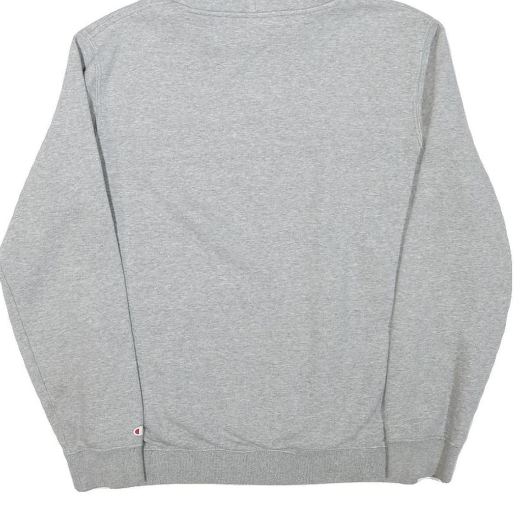 CHAMPION Mens Grey Pullover Hoodie M Cotton Blend Casual Sportswear
