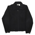 THE NORTH FACE Womens Black Jacket L Polyester Zip Plain Outdoor Casual