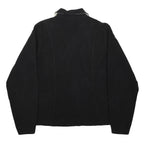 THE NORTH FACE Womens Black Jacket L Polyester Zip Plain Outdoor Casual