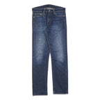 LEVI'S 513 Mens Jeans Blue Regular Straight Denim Medium W32 L34 Classic Fit