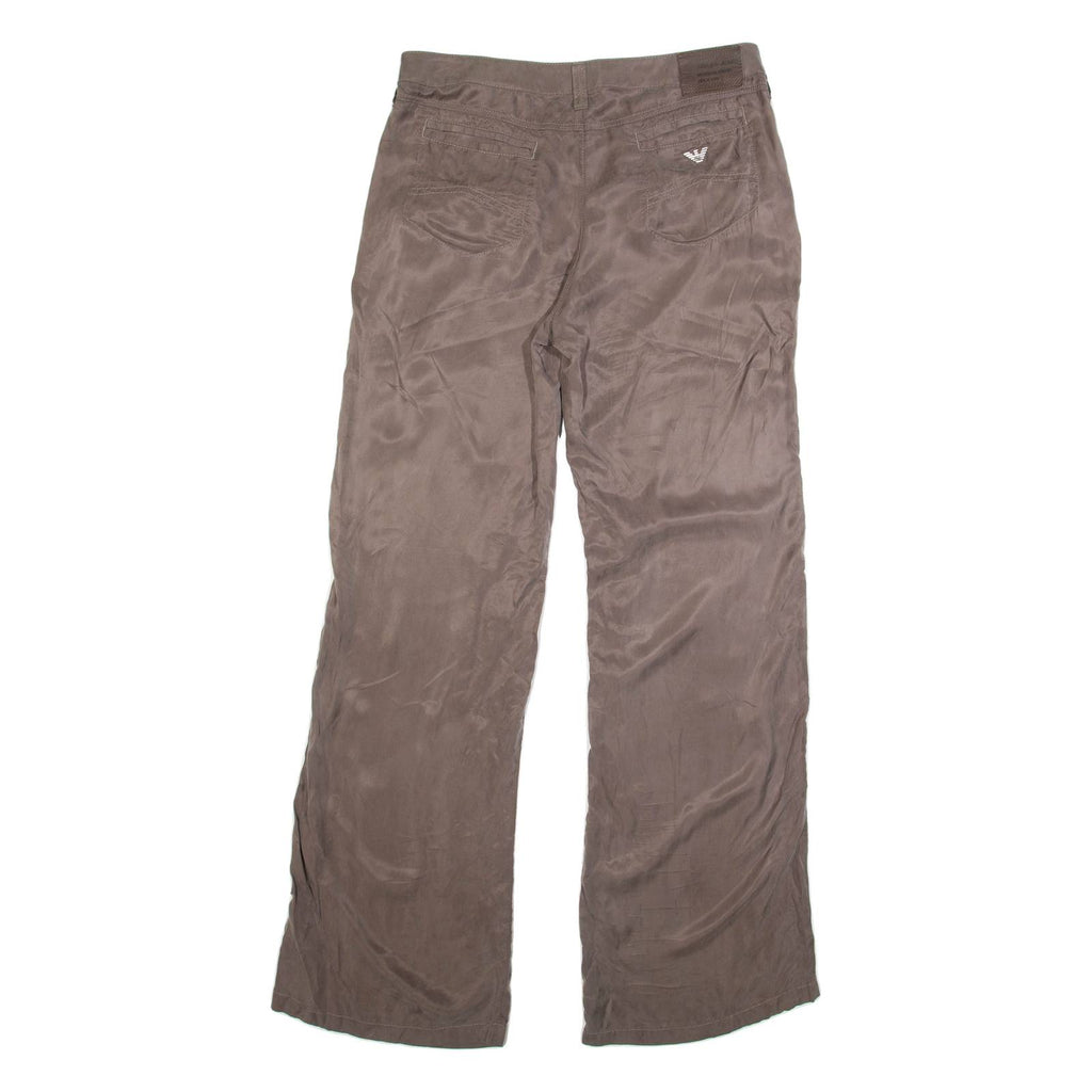 ARMANI JEANS Womens Trousers Grey Regular Bootcut W34 L34