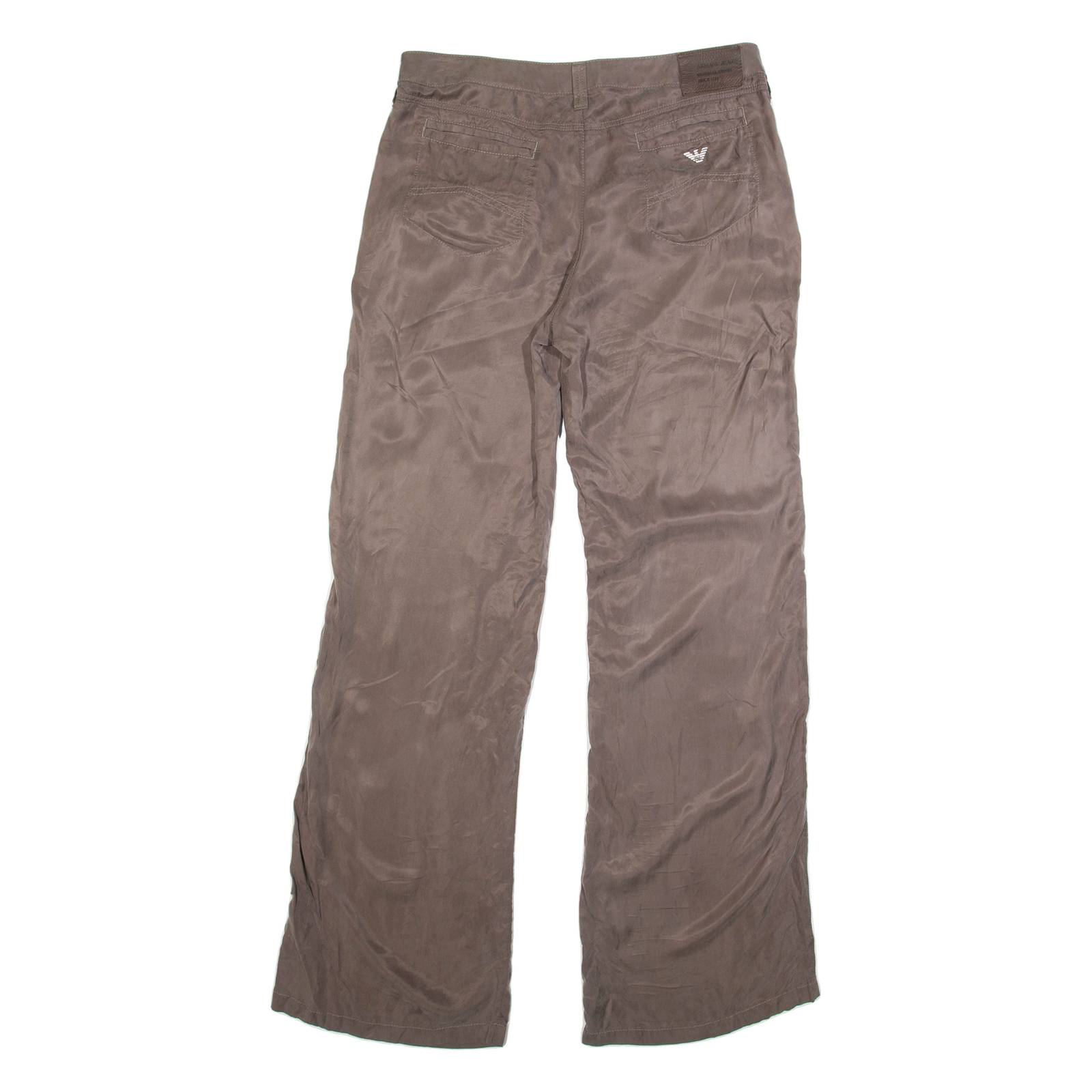 ARMANI JEANS Womens Trousers Grey Regular Bootcut W34 L34