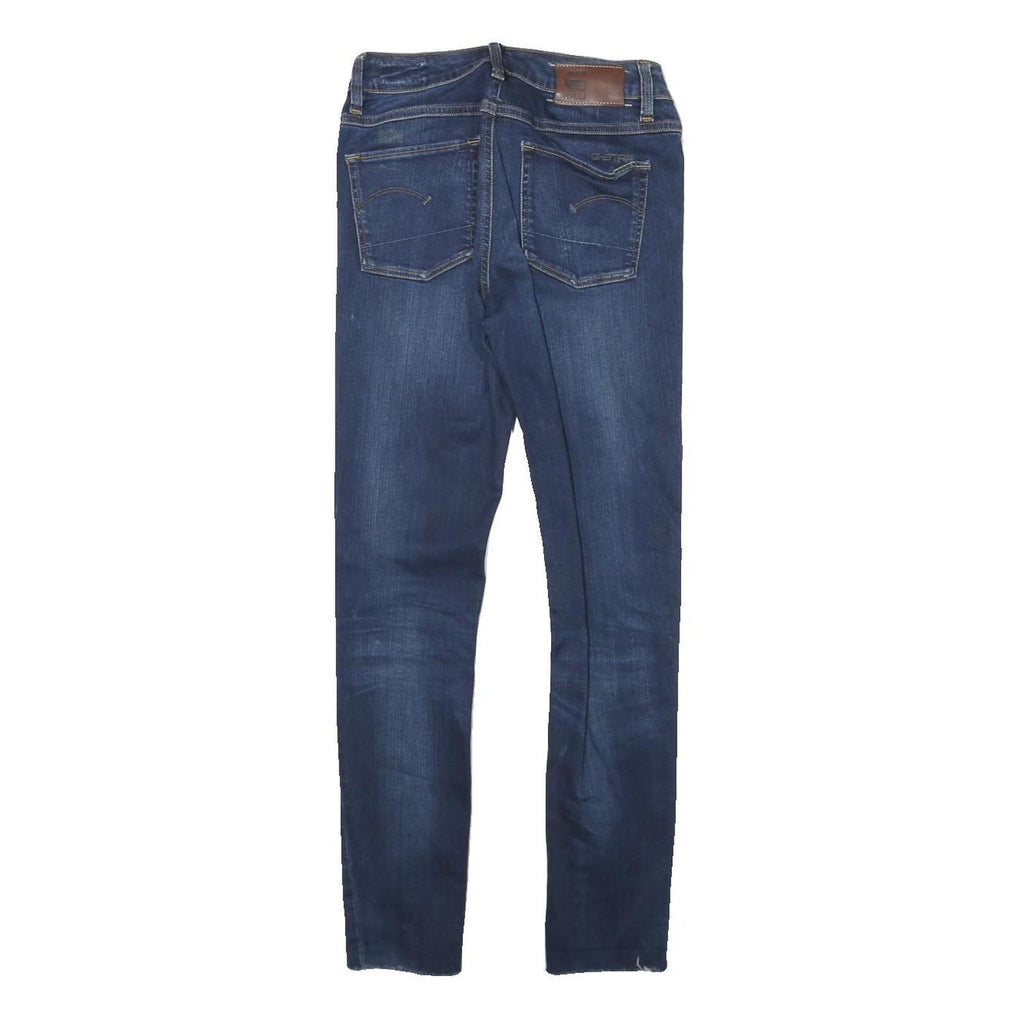 G-STAR Womens Jeans Blue Slim Skinny Denim Medium W24 L26 Classic Zip Pocket