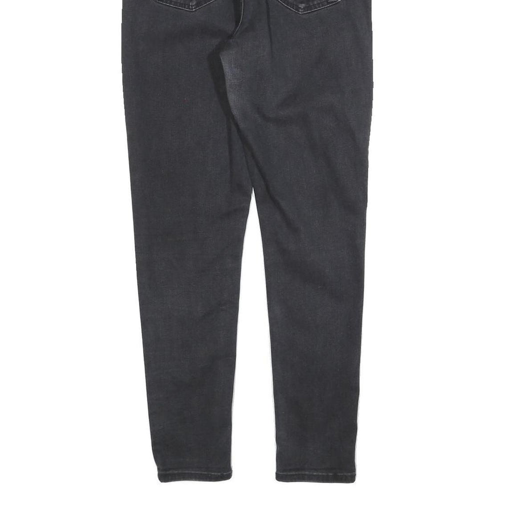 LEVI'S Womens Slim Black Denim Skinny Jeans Cotton Blend Zip W31 L30 Classic Fit