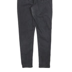 LEVI'S Womens Slim Black Denim Skinny Jeans Cotton Blend Zip W31 L30 Classic Fit