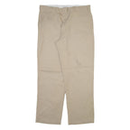 DICKIES 874 Workwear Mens Trousers Beige Regular Straight W38 L32