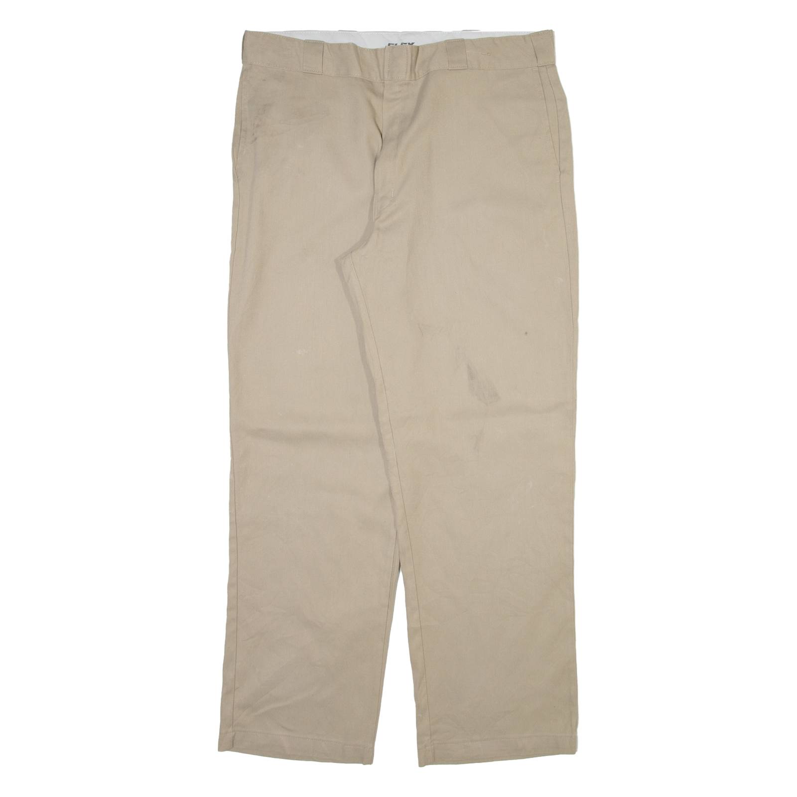 DICKIES 874 Workwear Mens Trousers Beige Regular Straight W38 L32