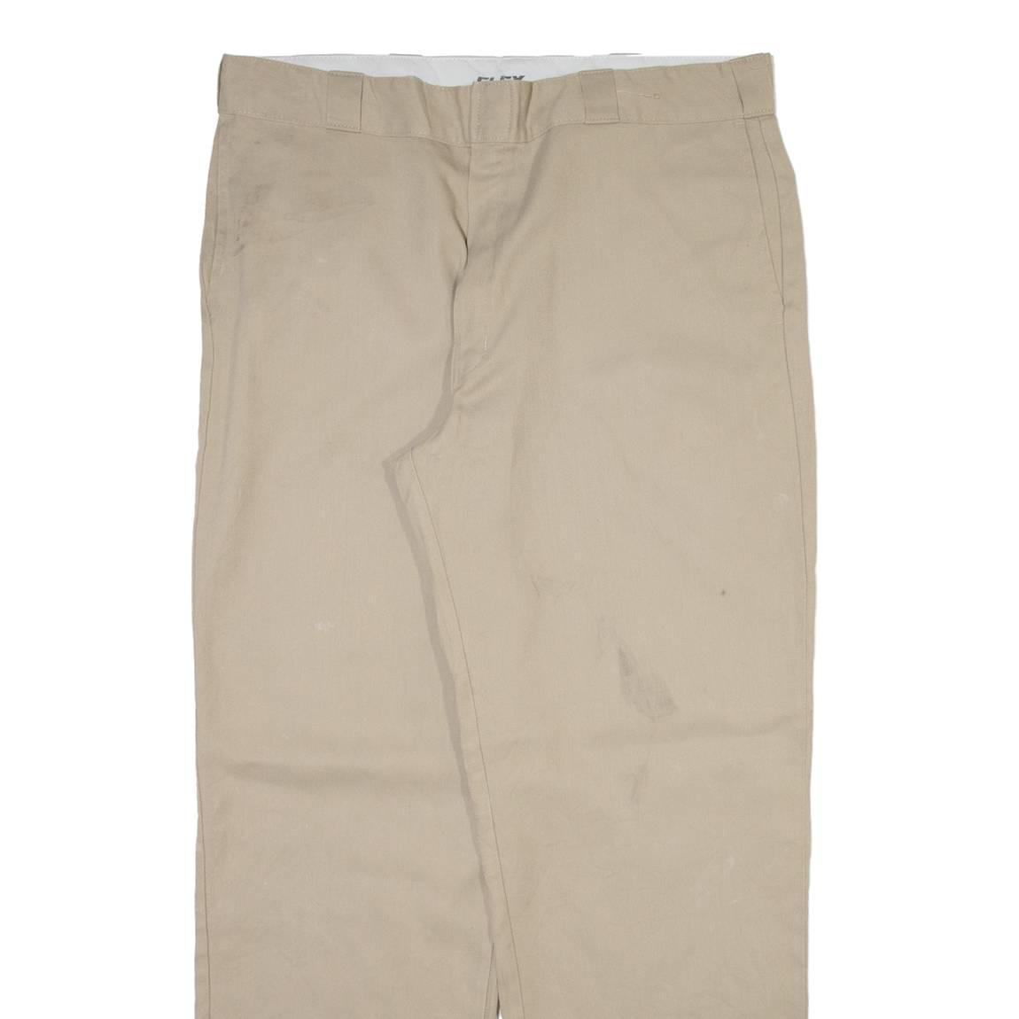 DICKIES 874 Workwear Mens Trousers Beige Regular Straight W38 L32