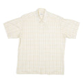 COLDOR Mens Shirt Yellow Striped M