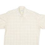 COLDOR Mens Shirt Yellow Striped M