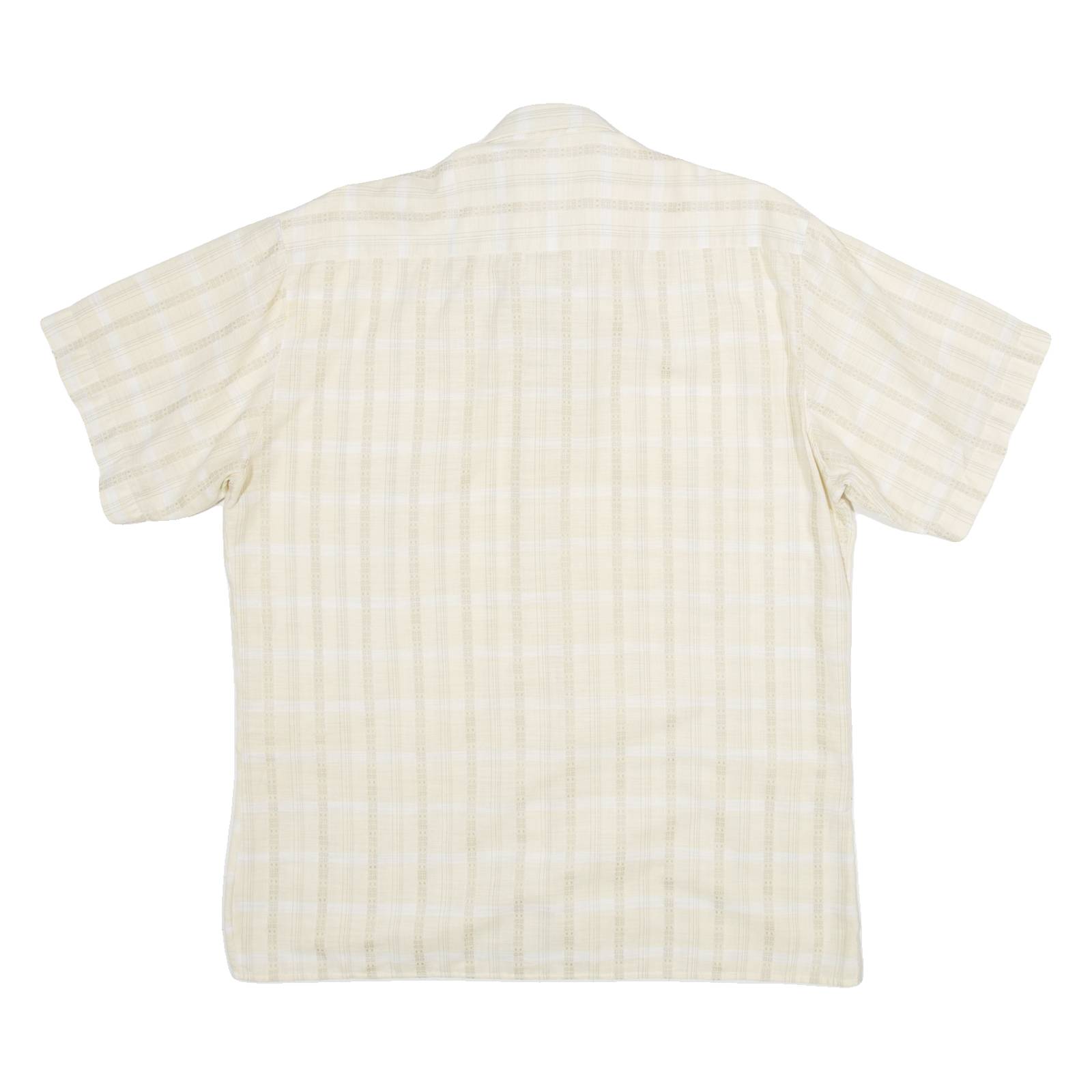COLDOR Mens Shirt Yellow Striped M
