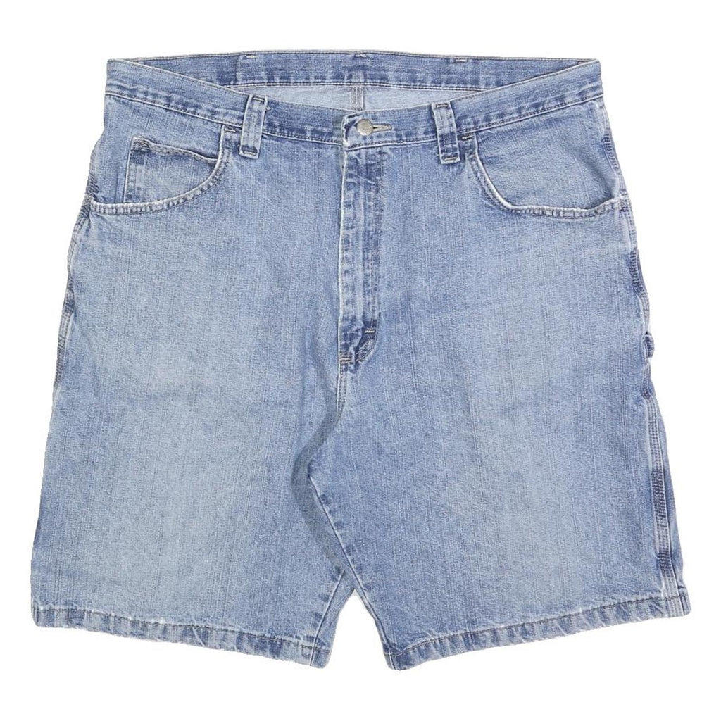 WRANGLER Mens Denim Blue Casual Shorts XL W38 Cotton Blend Relaxed Fit