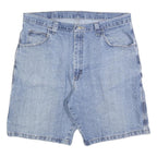 WRANGLER Mens Denim Blue Casual Shorts XL W38 Cotton Blend Relaxed Fit