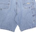 WRANGLER Mens Denim Blue Casual Shorts XL W38 Cotton Blend Relaxed Fit