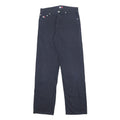 TOMMY JEANS Mens Cotton Navy Blue Regular Fit Straight Leg Trousers W30 L31