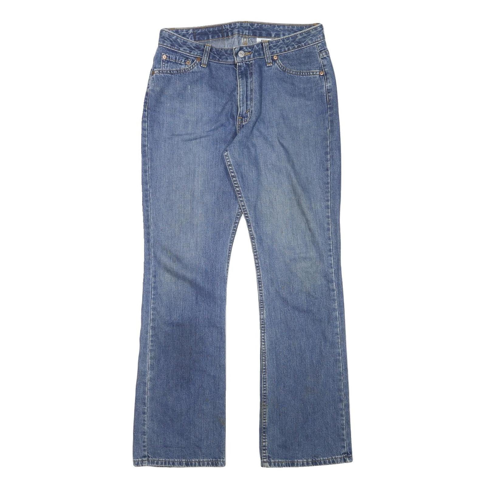 LEVI'S Mens Regular Blue Denim Jeans W32 L32 Classic Cotton Blend Zip