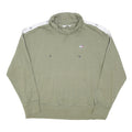 TOMMY HILFIGER Womens Green Crew Neck L Cotton Blend Sweatshirt Casual Pullover