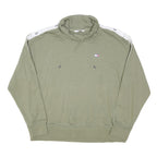 TOMMY HILFIGER Womens Green Crew Neck L Cotton Blend Sweatshirt Casual Pullover
