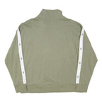TOMMY HILFIGER Womens Green Crew Neck L Cotton Blend Sweatshirt Casual Pullover