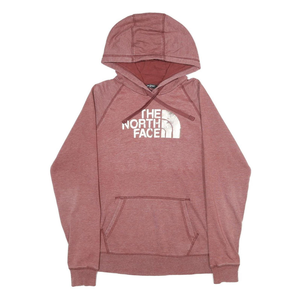 THE NORTH FACE Womens Red Pullover Hoodie M Cotton Blend Casual Outdoor Wear