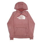 THE NORTH FACE Womens Red Pullover Hoodie M Cotton Blend Casual Outdoor Wear
