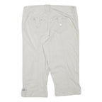 STLE AND CO Womens Shorts White Casual L W34 Button Pocket Cotton Blend