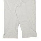 STLE AND CO Womens Shorts White Casual L W34 Button Pocket Cotton Blend