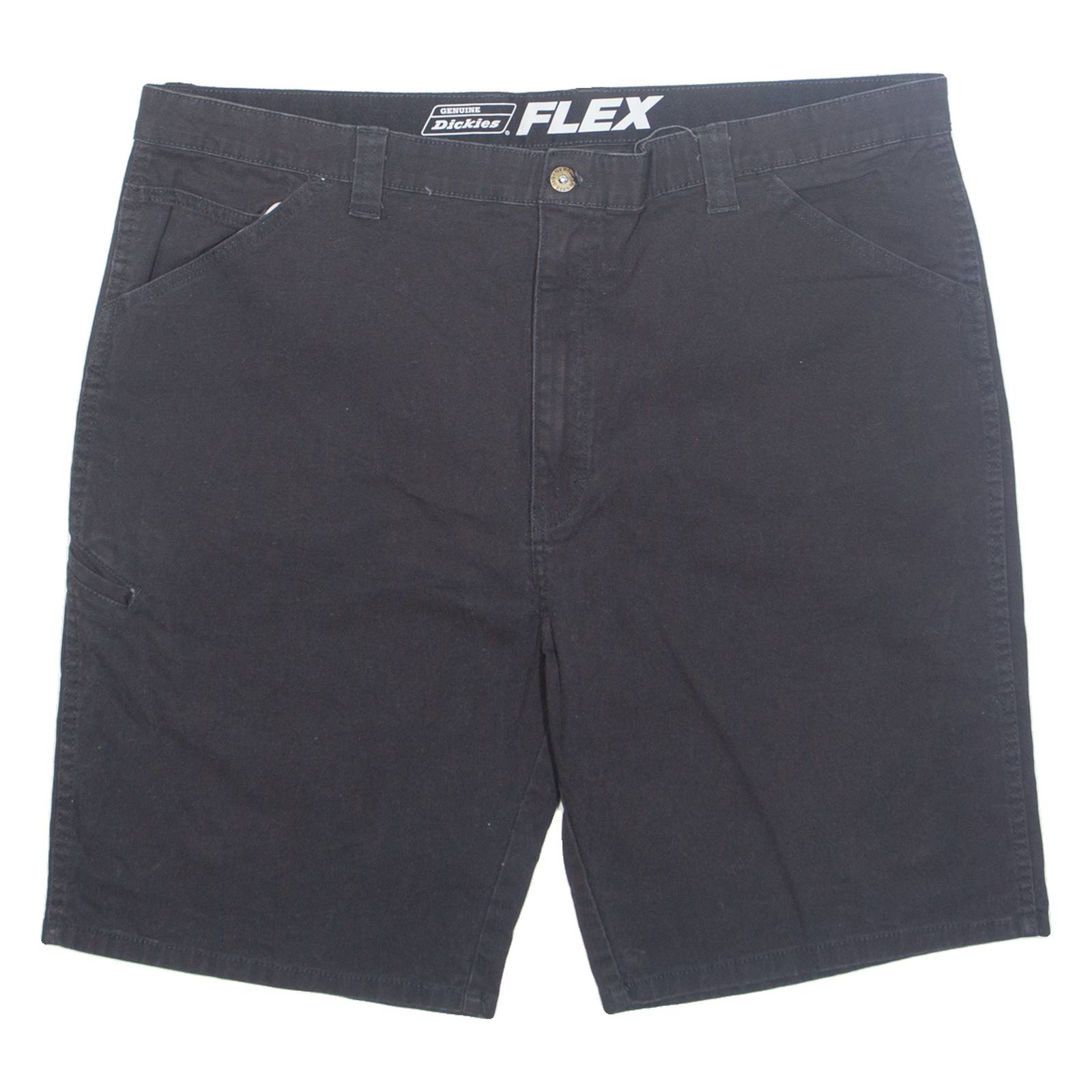 DICKIES FLEX Mens Workwear Shorts Black XL W42