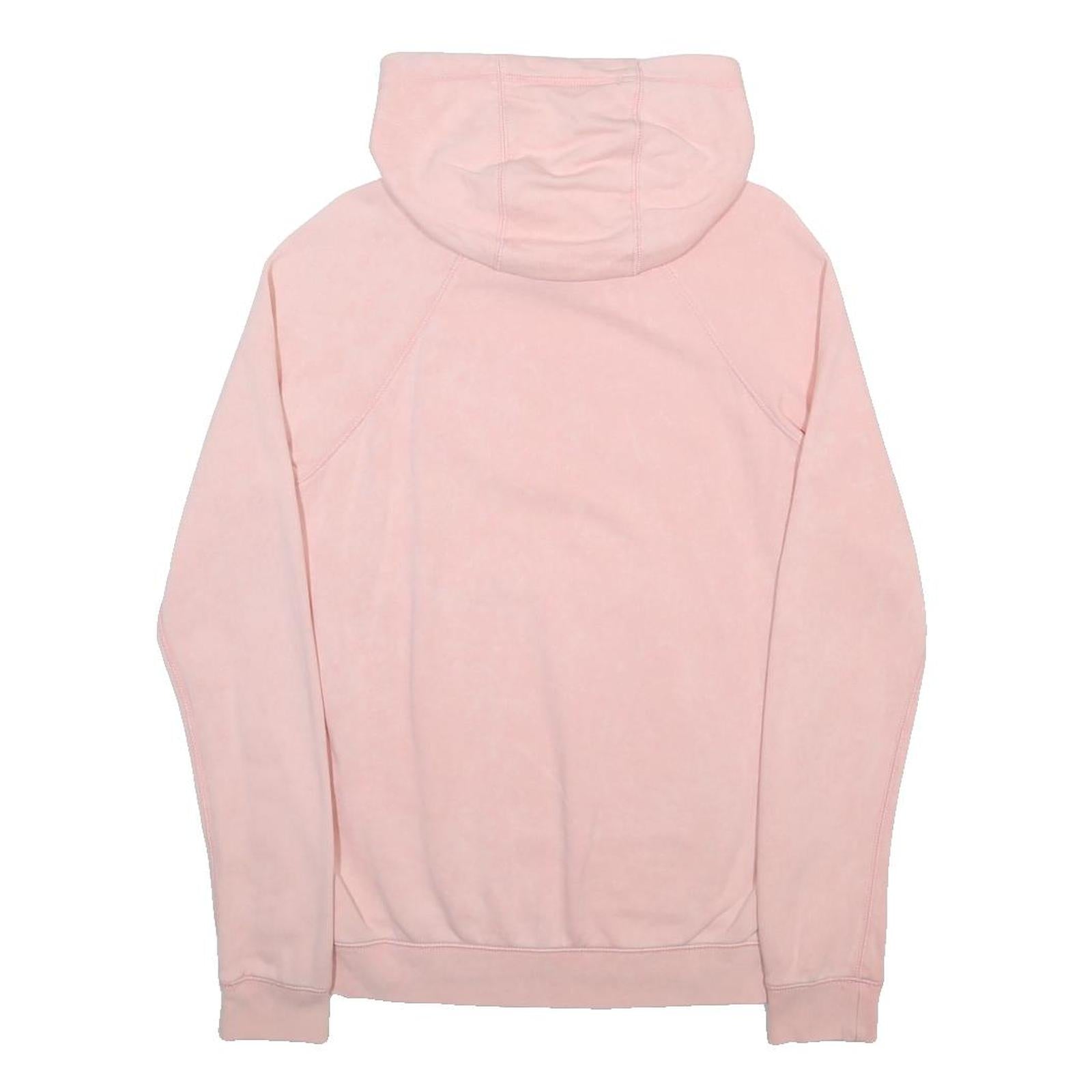 NIKE Womens Pink Hoodie XS Cotton Blend Casual Pullover Comfort Sweatshirt