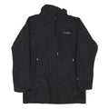 COLUMBIA Womens Black Outdoor Jacket M Polyester Blend Zip Plain